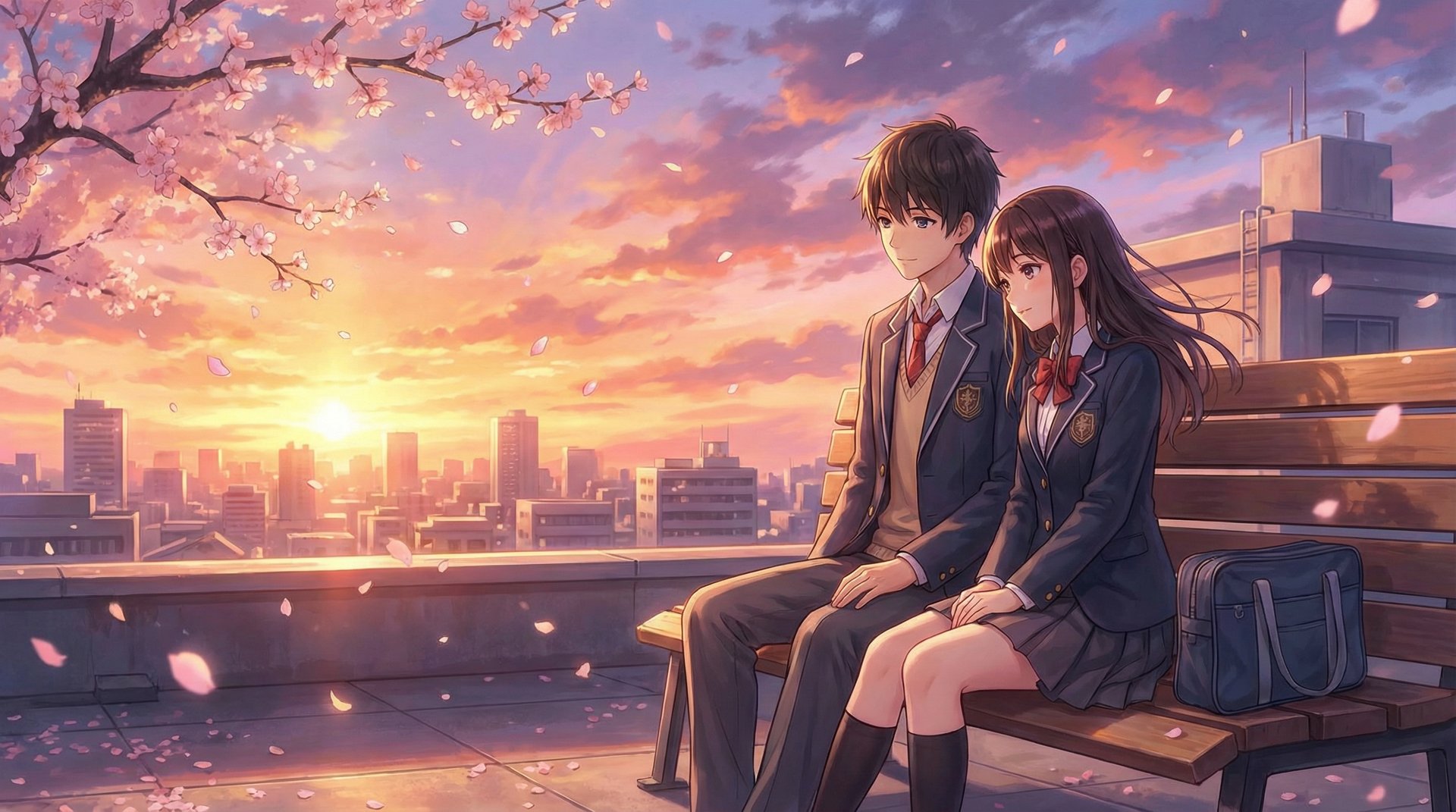 无限臀山动漫-樱花屋顶的约定